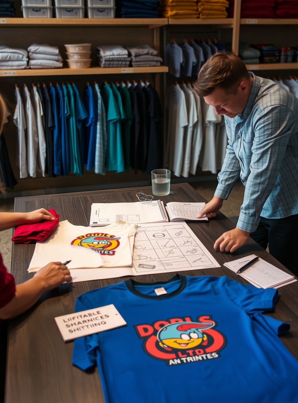 Preparation visual for Dtf Tshirt Printing vs Sublimation