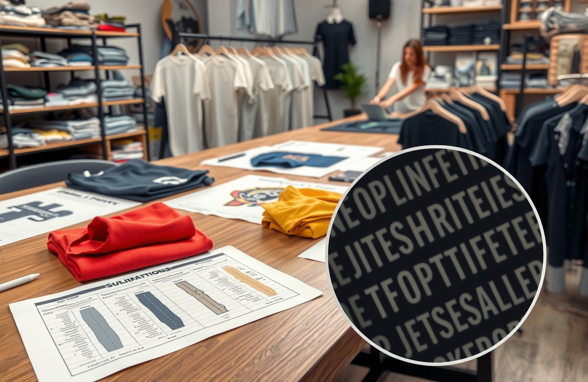 Preparation visual for Dtf vs Sublimation Tshirt Printing