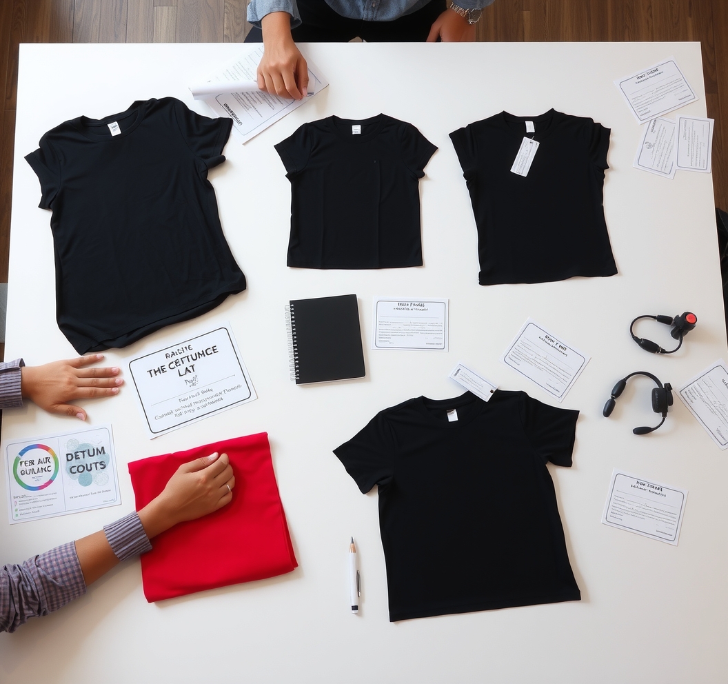 Quality check visual for How to Start Tshirt Printing Business in Hindi