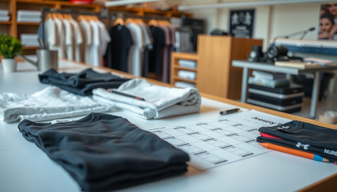 Preparation visual for Tshirt Printing Worcester Guide