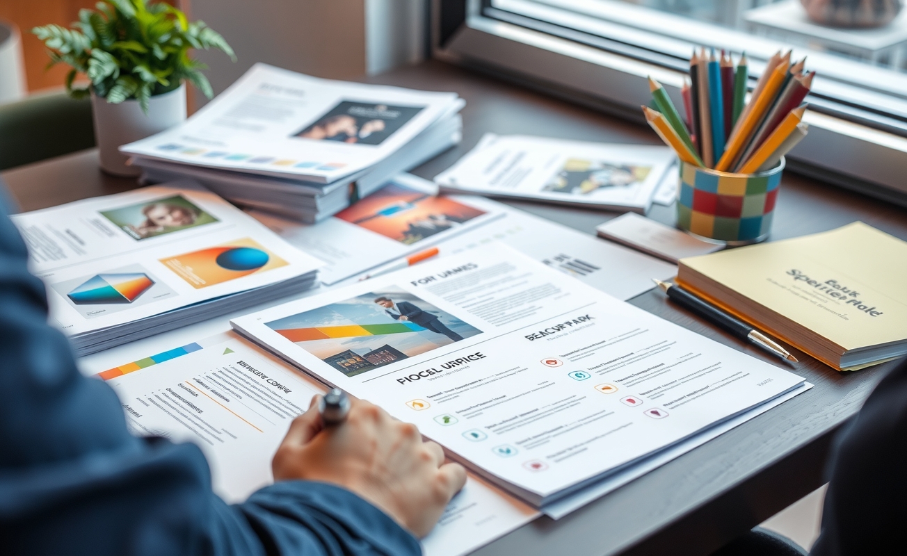 Color Brochure Printing Near Me Guide hero image