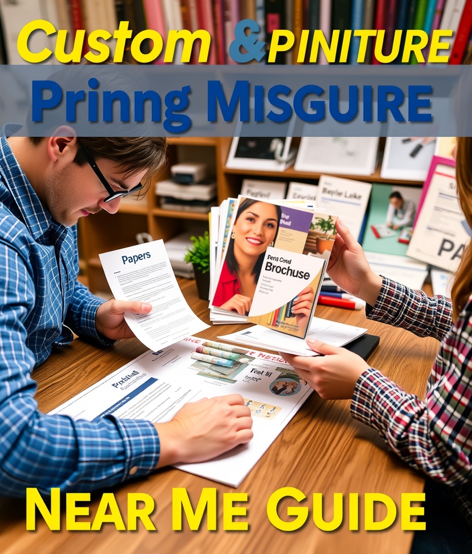 Checklist for Custom Brochure Printing Near Me Guide
