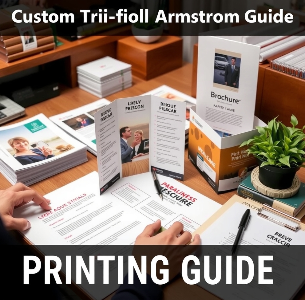 Quality check visual for Custom Trifold Brochure Printing Guide