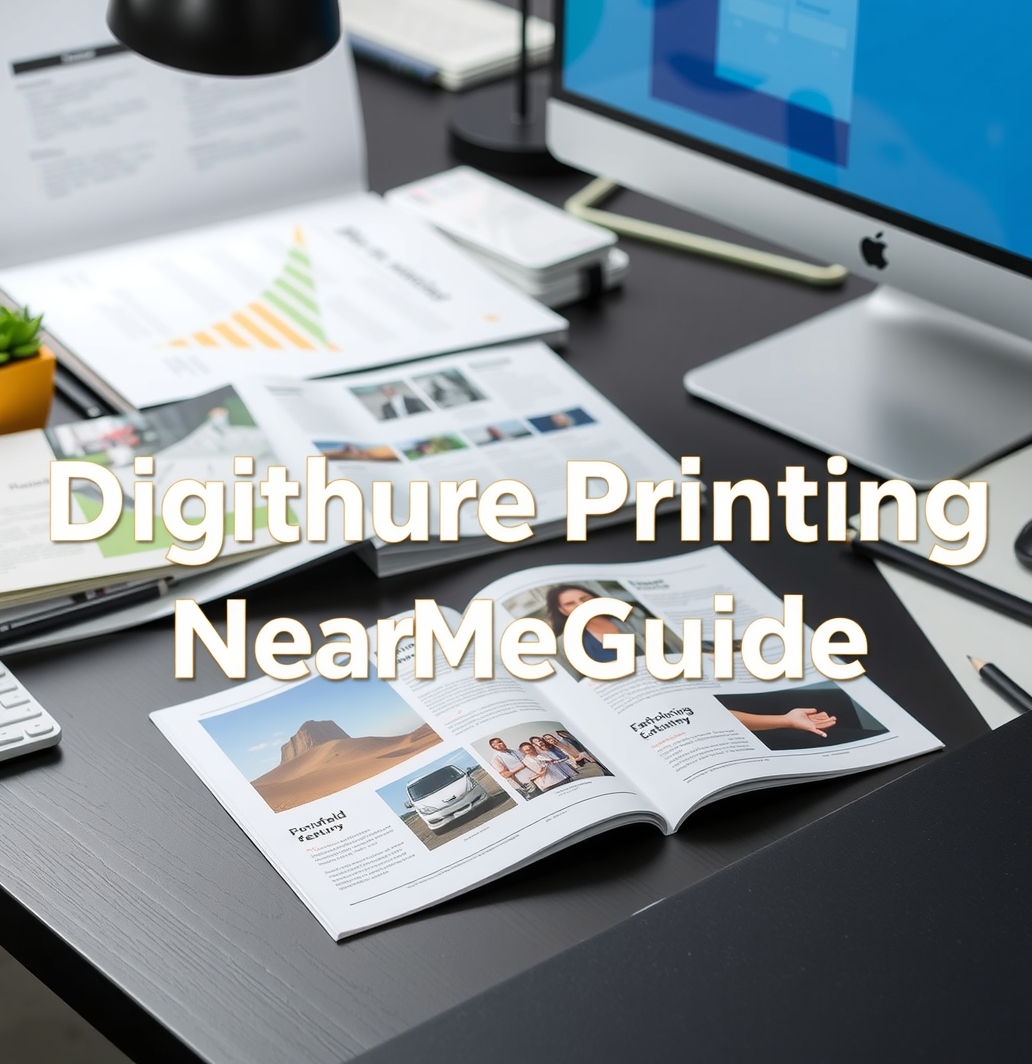 Preparation visual for Digital Brochure Printing Near Me Guide