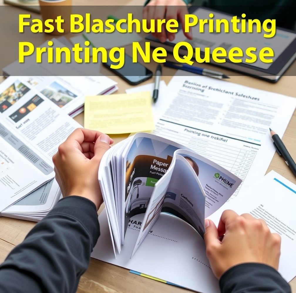Quality check visual for Fast Brochure Printing Near Me Guide