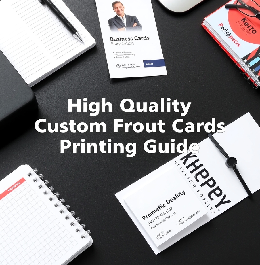Preparation visual for High Quality Custom Business Cards Printing Guide