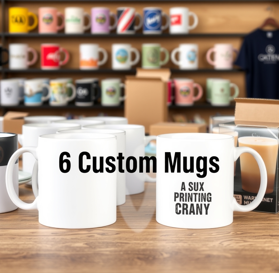 Preparation visual for 6 Custom Mugs Guide