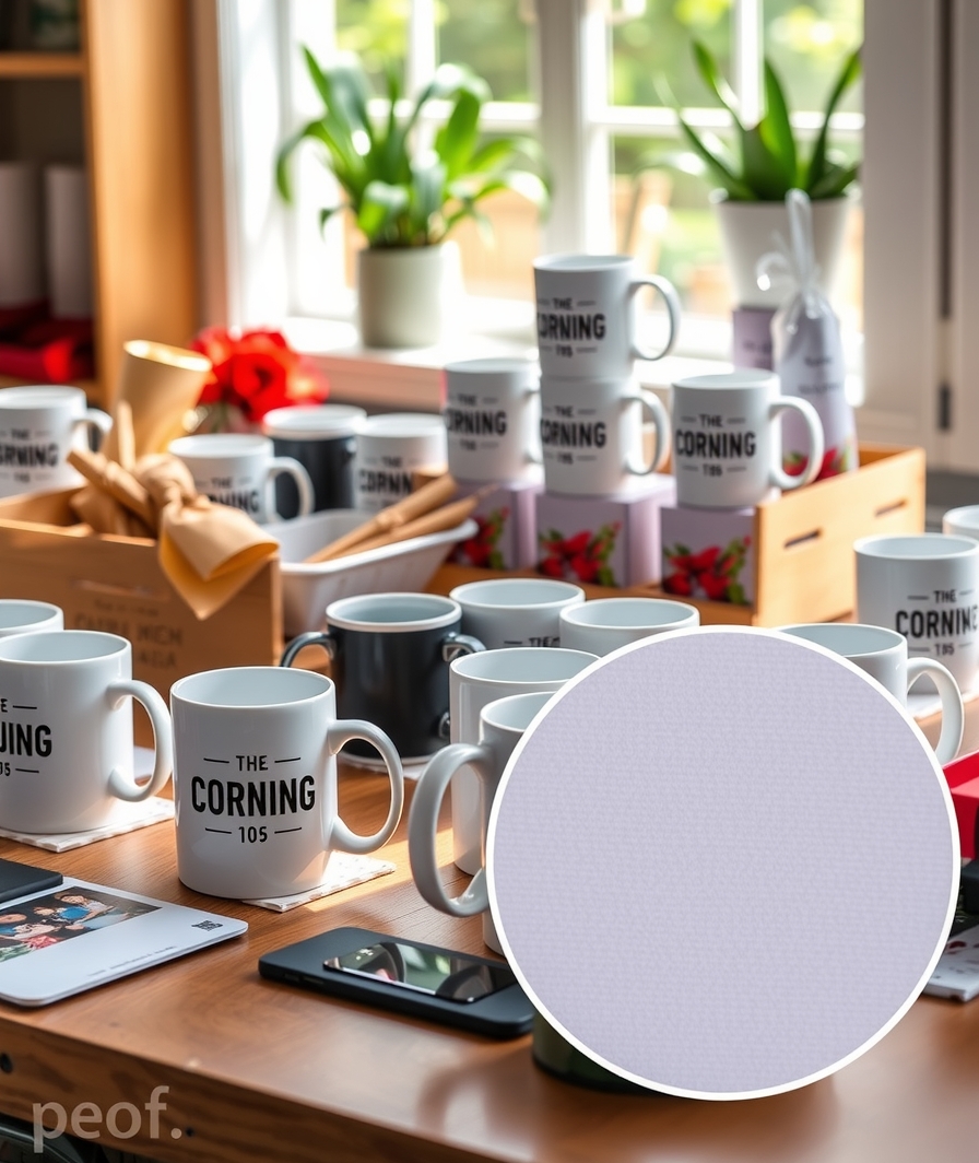 Preparation visual for Corporate Custom Mugs Guide