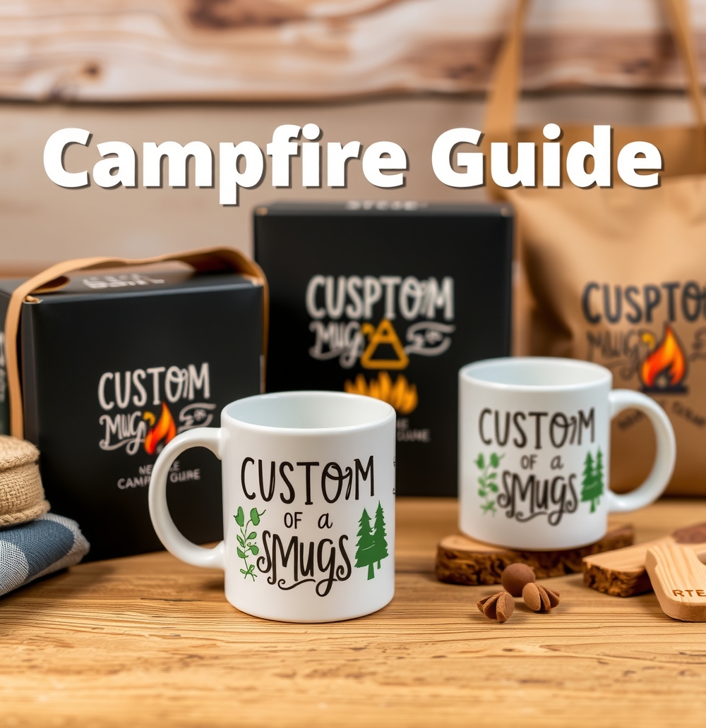Quality check visual for Custom Mugs Campfire Guide