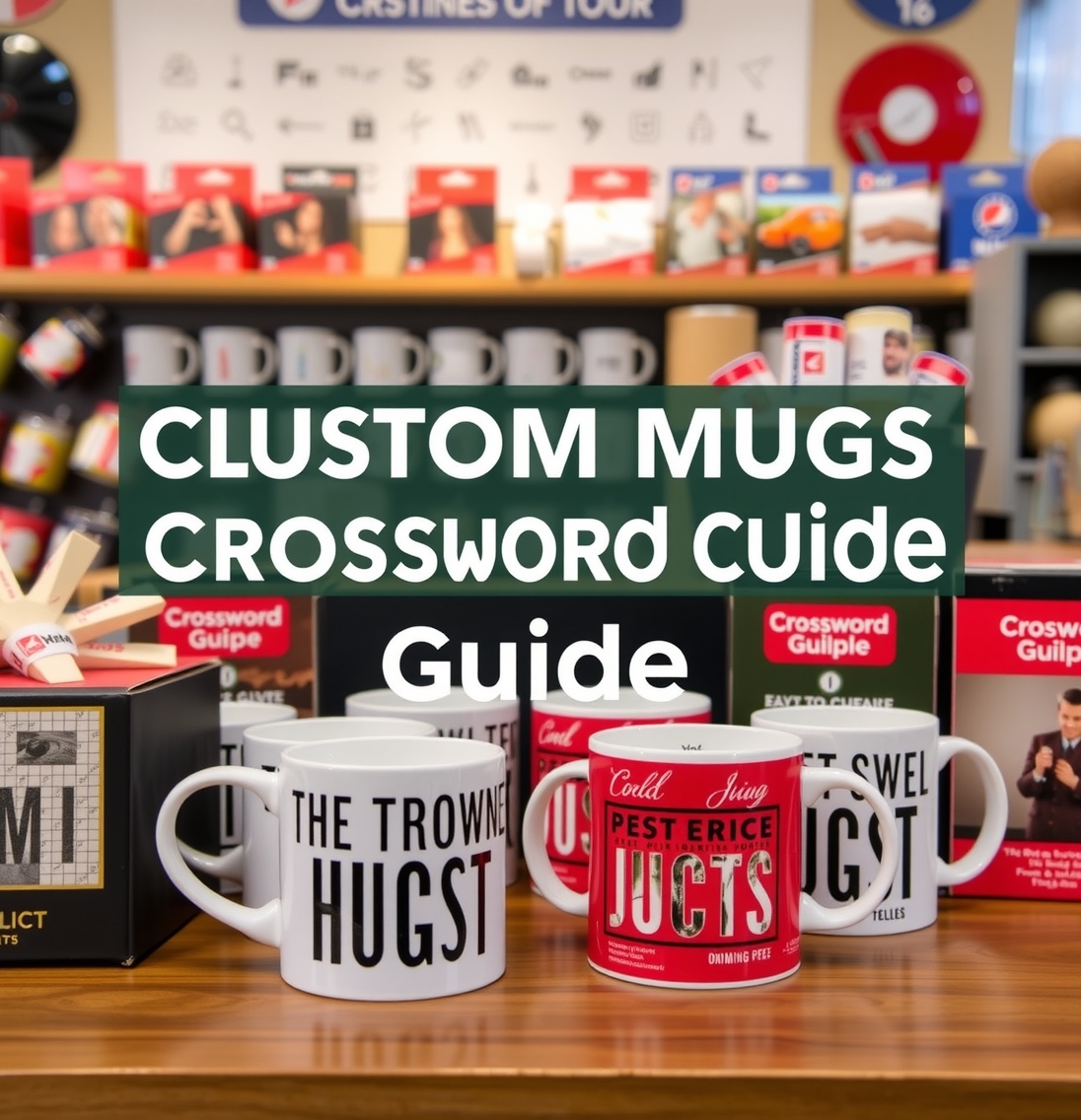 Preparation visual for Custom Mugs Crossword Guide