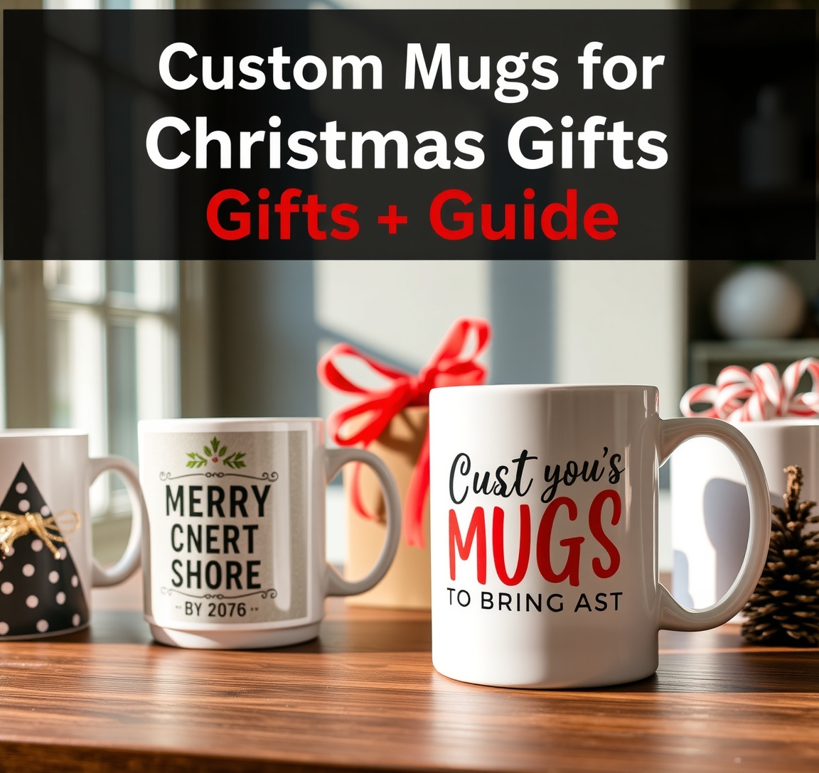 Preparation visual for Custom Mugs for Christmas Gifts Guide