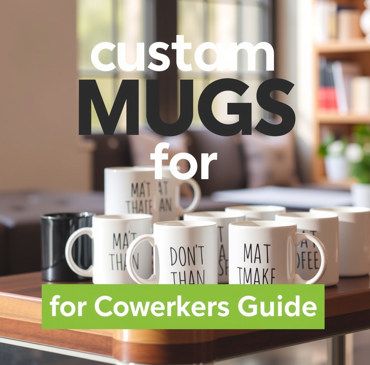 Checklist for Custom Mugs for Coworkers Guide