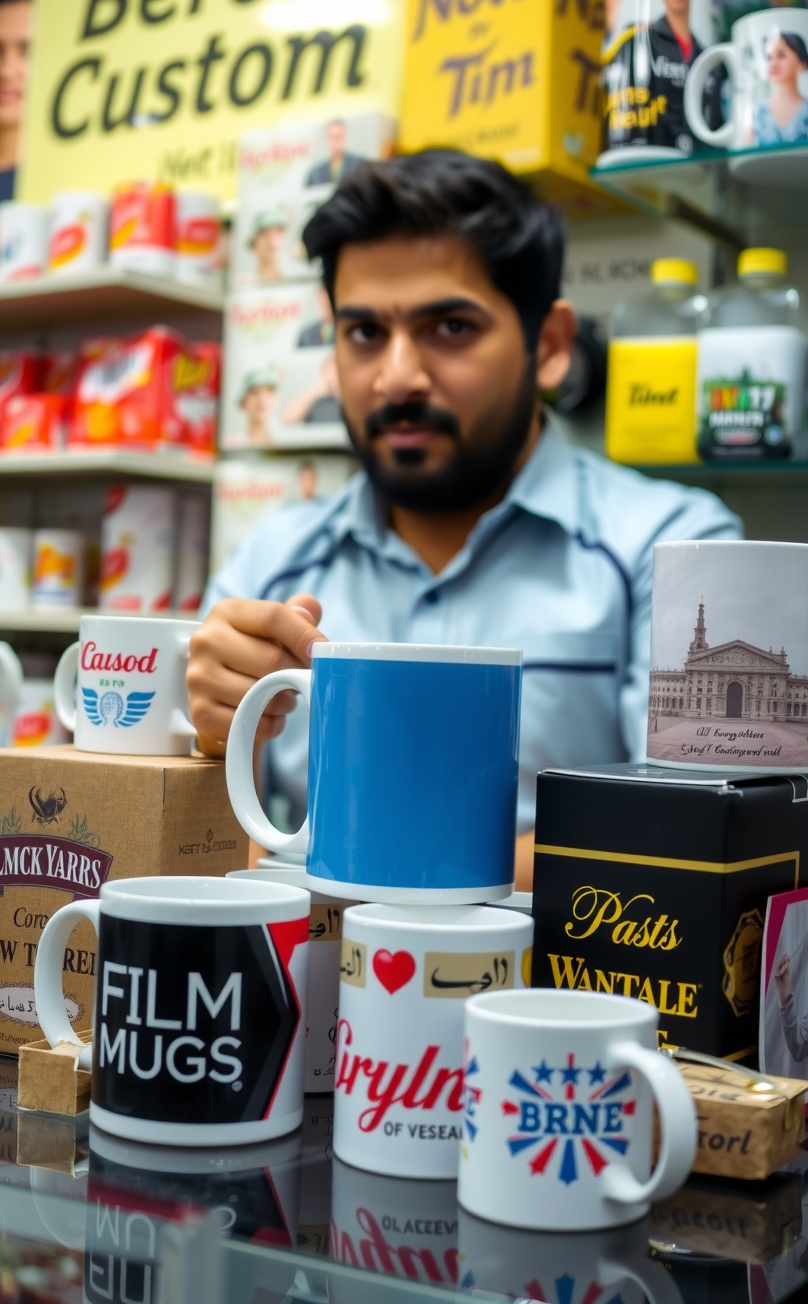 Preparation visual for Custom Mugs in Pakistan Guide