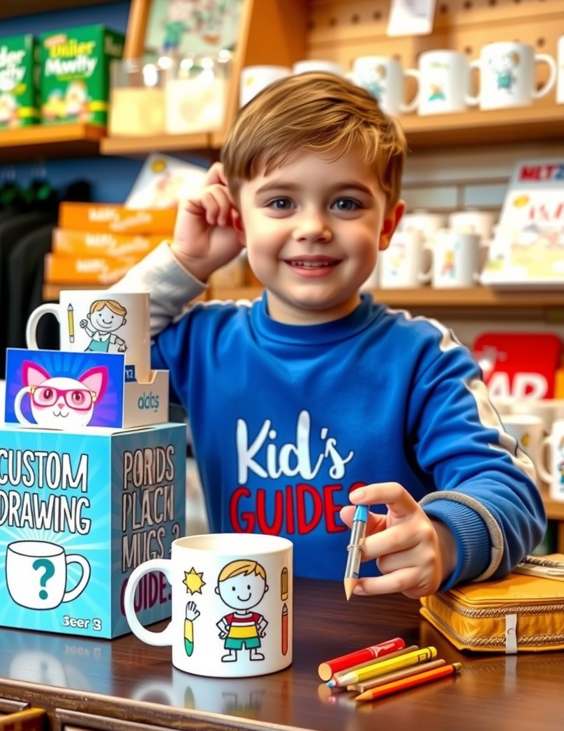Checklist for Custom Mugs Kids Drawing Guide
