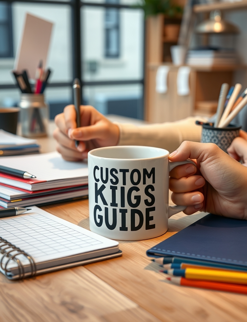 Preparation visual for Custom Mugs Kids Drawing Guide