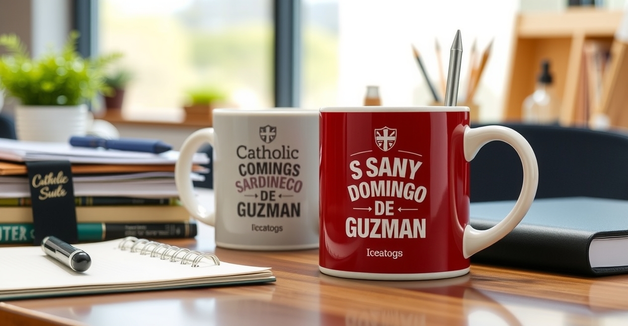 Preparation visual for Custom Mugs Personalized Catholic Santo Domingo De Guzman Guide