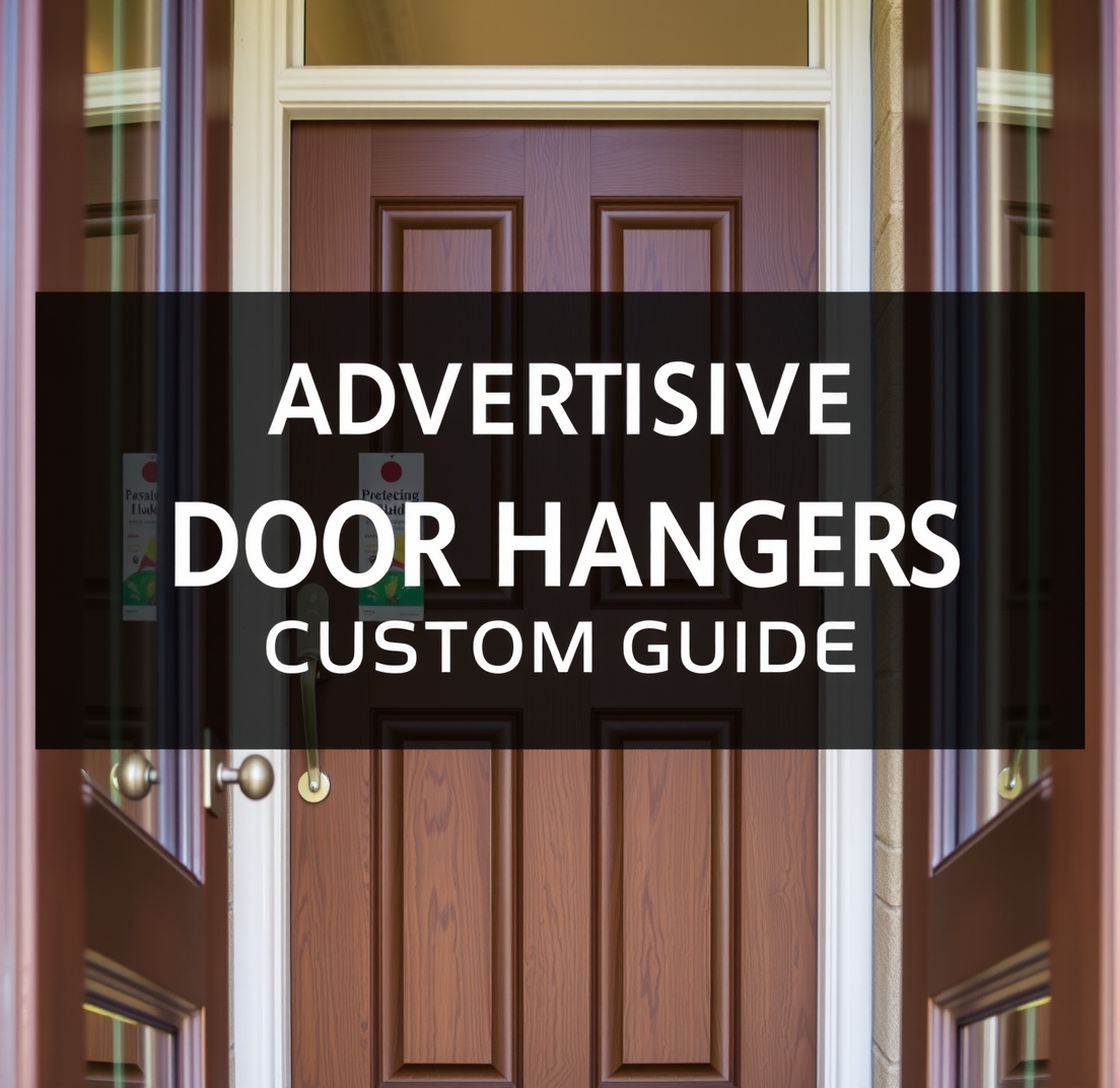 Preparation visual for Advertisement Door Hangers Custom Guide