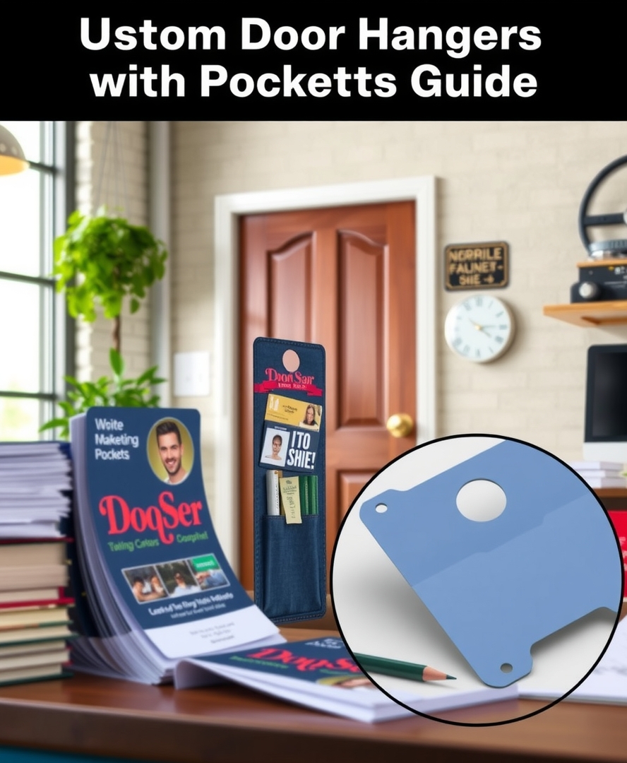 Preparation visual for Custom Door Hangers with Pockets Guide