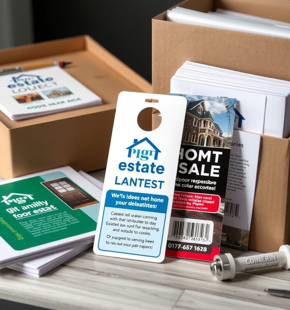 Custom Real Estate Door Hangers