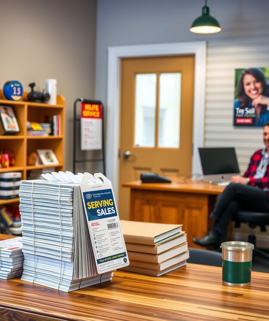 Quality check visual for Door Hangers for Business Customize Printing Guide