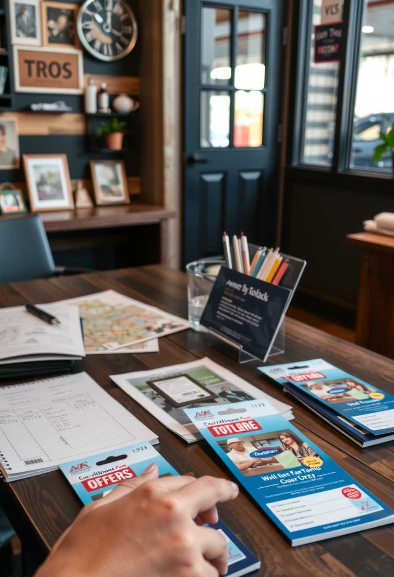 Preparation visual for Print Custom Door Hangers Guide