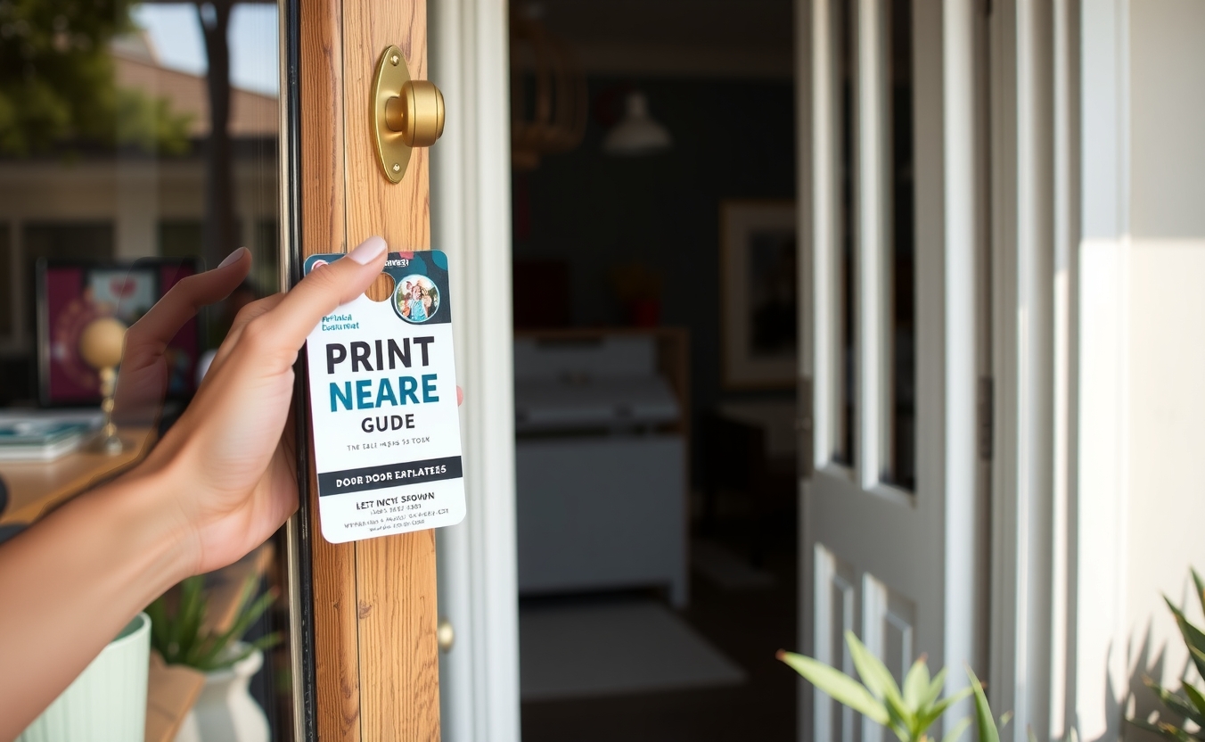 Preparation visual for Print Shop Near Me Door Hangers Guide