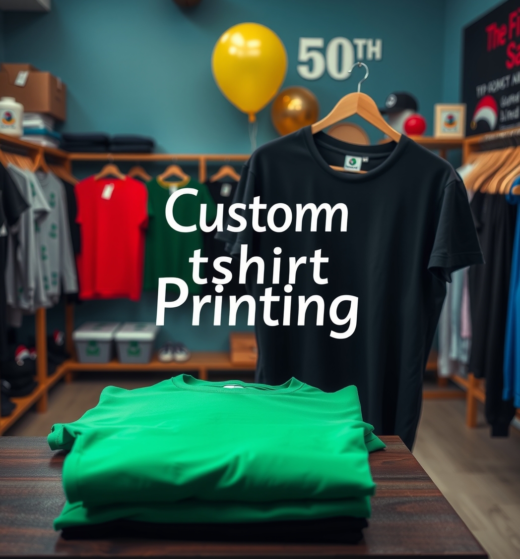 Custom Tshirt Printing 50TH Birthday Guide hero image