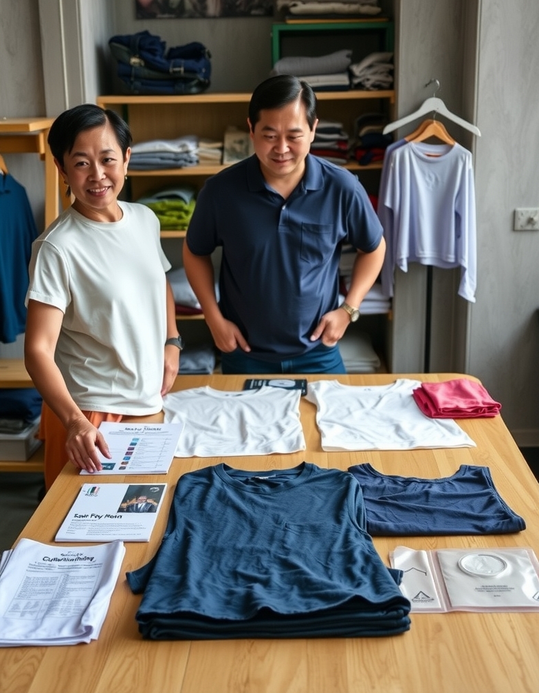 Preparation visual for Custom Tshirt Printing Bangkok Guide