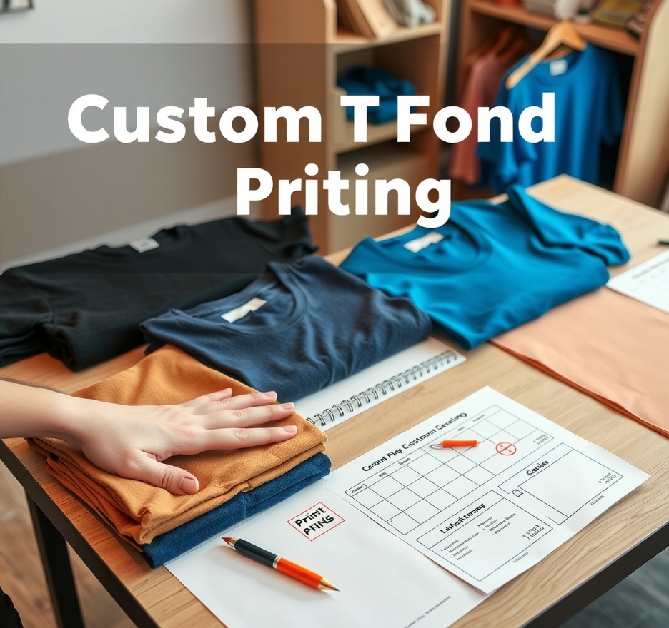 Quality check visual for Custom Tshirt Printing Fast Guide