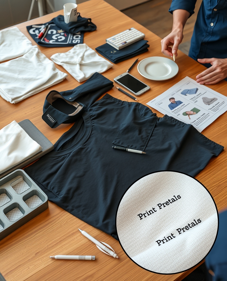 Preparation visual for Custom Tshirt Printing in Bangalore Guide