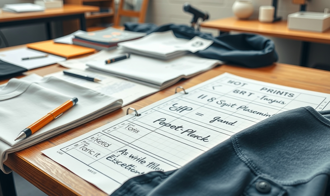 Preparation visual for Custom Tshirt Printing Kochi Guide