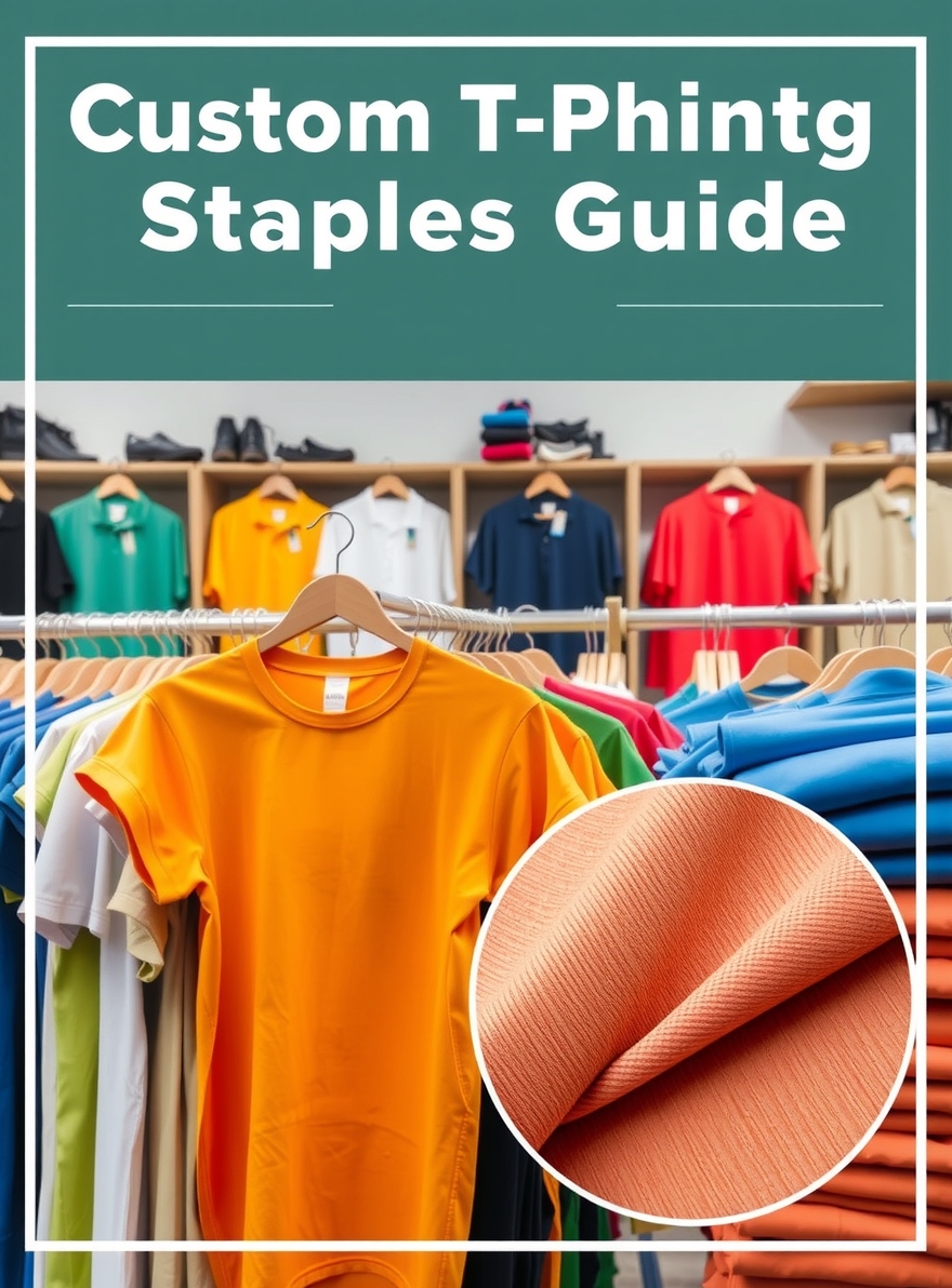 Quality check visual for Custom Tshirt Printing Staples Guide