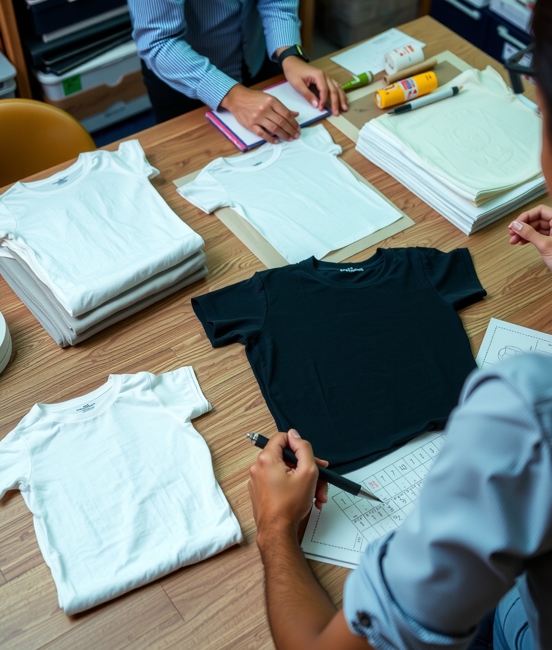 Preparation visual for Eco Tshirt Printing Near Me Delivery Guide