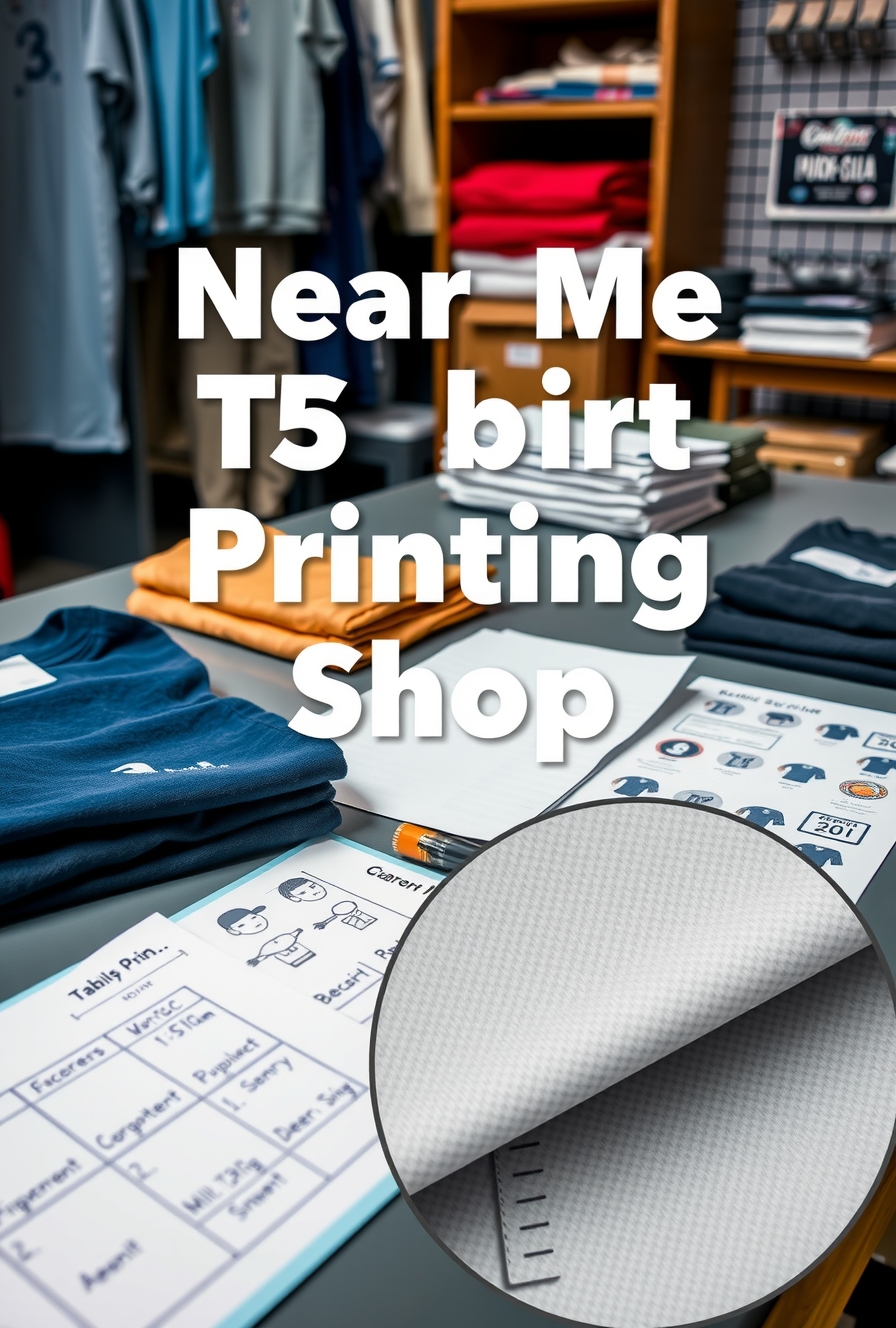 Preparation visual for Near Me Tshirt Printing Shop Guide