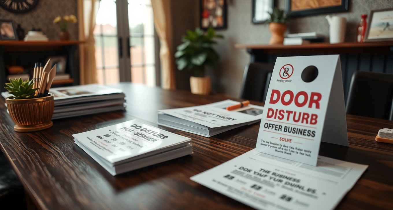 Printable Do Not Disturb Door Hangers Guide