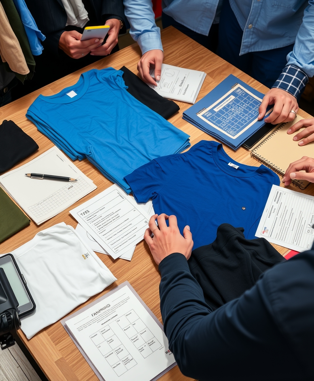 Preparation visual for Tshirt Printing for Business Guide