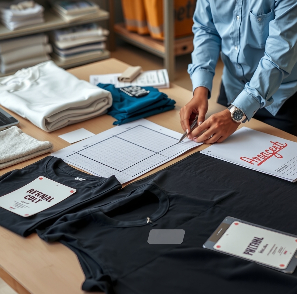 Preparation visual for Custom Tshirt Printing Philippines Guide