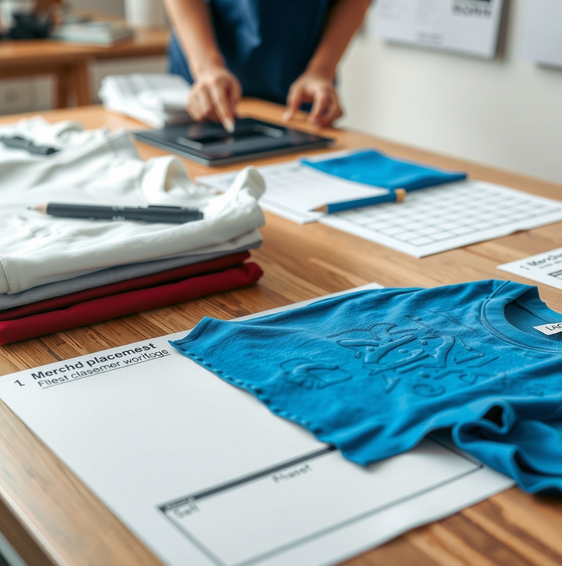 Preparation visual for Tshirt Printing Photo Guide