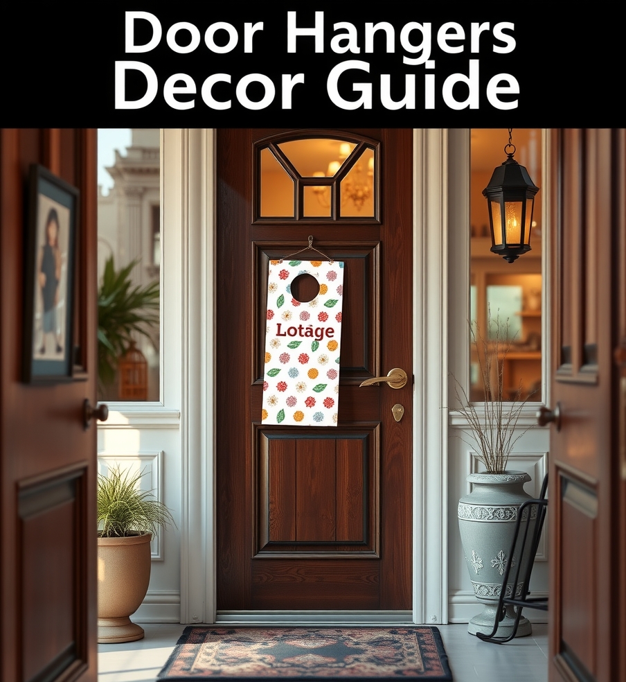 Checklist for Door Hangers Decor Guide