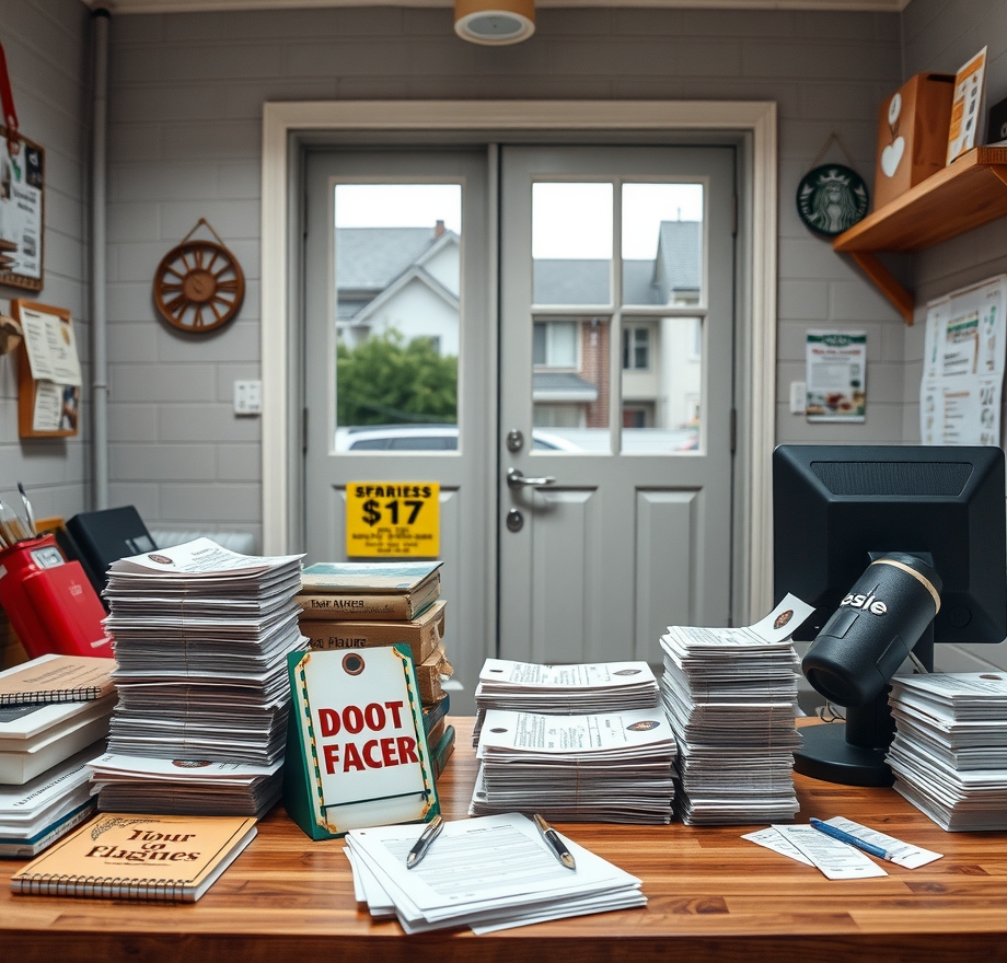 Preparation visual for Door Hangers Funny Guide