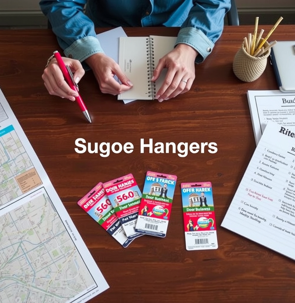 Quality check visual for Door Hangers Funny Guide
