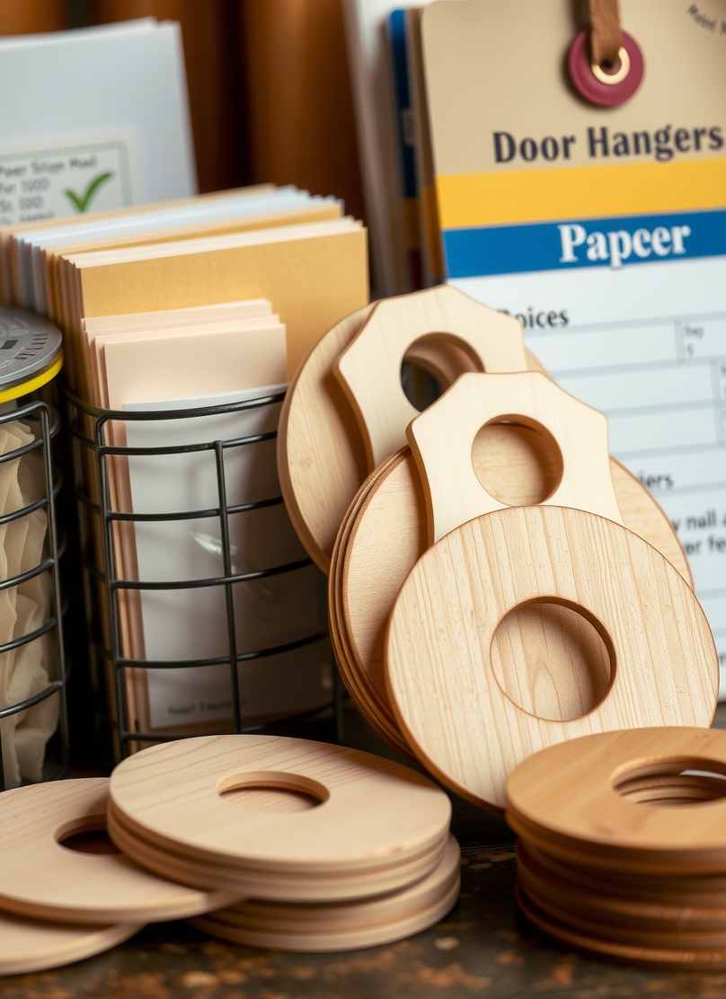 18 Wooden Rounds for Door Hangers Guide