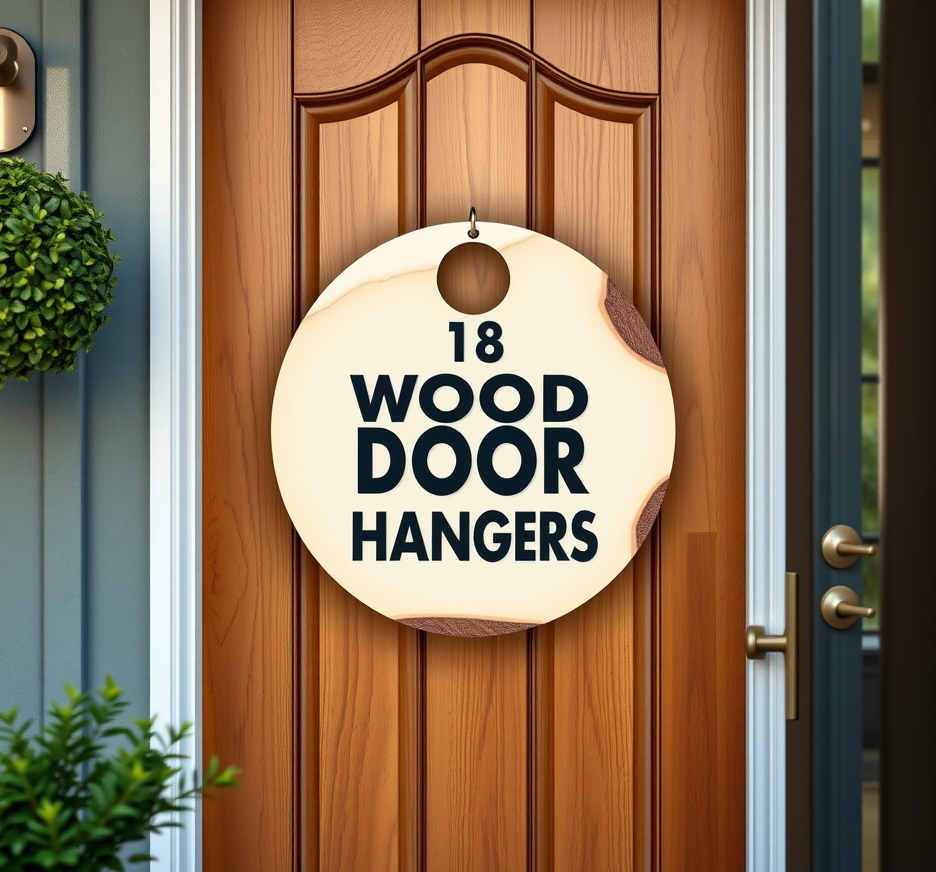 Checklist for 18 Wooden Rounds for Door Hangers Guide
