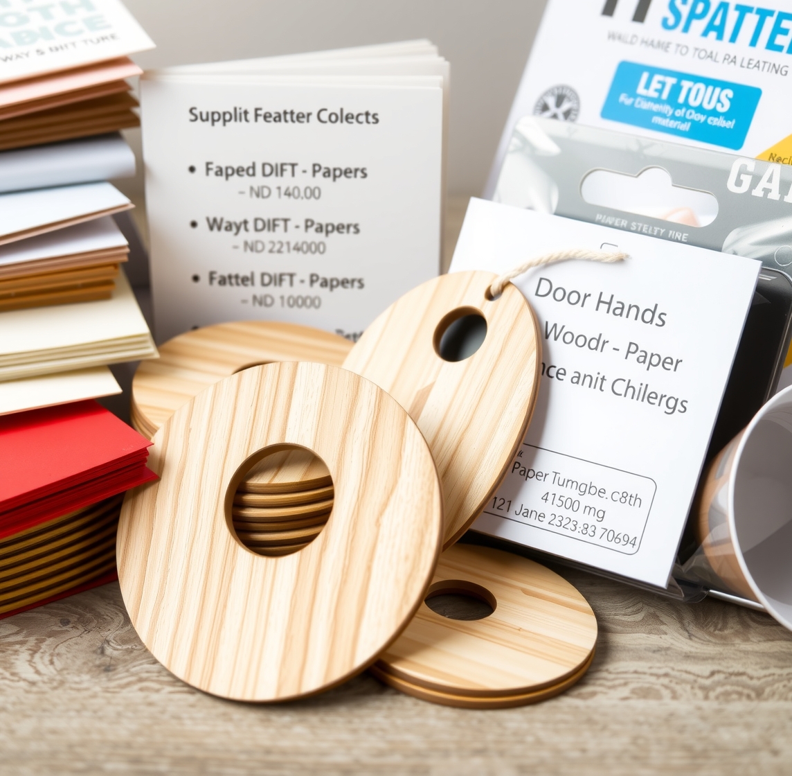 Preparation visual for 18 Wooden Rounds for Door Hangers Guide