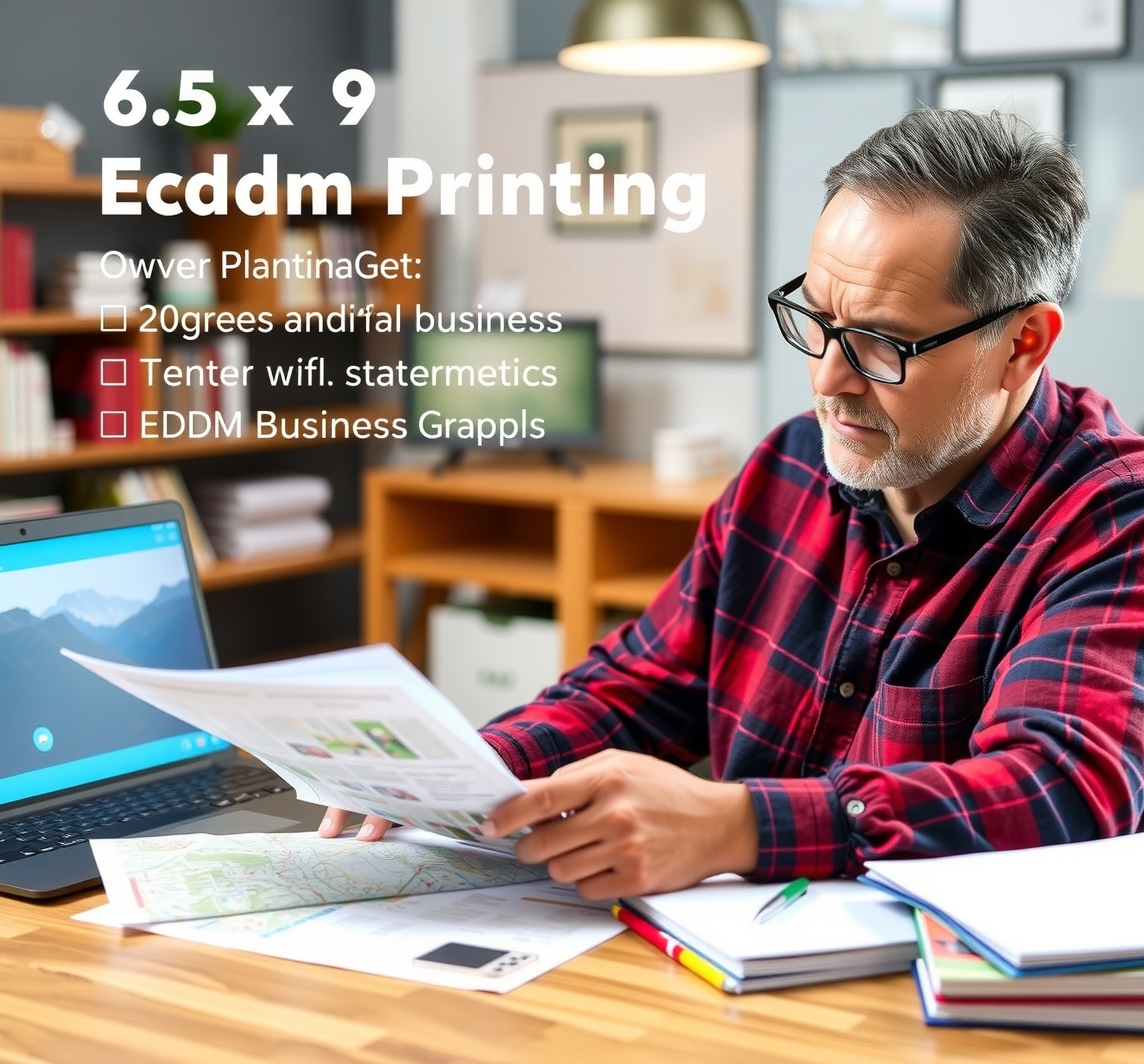 Quality check visual for 6.5x9 Eddm Printing Guide