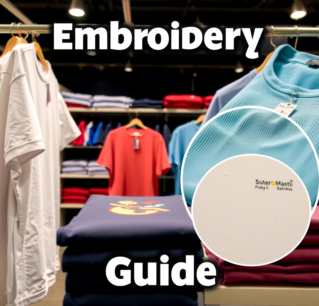Preparation visual for Embroidery and Tshirt Printing Guide