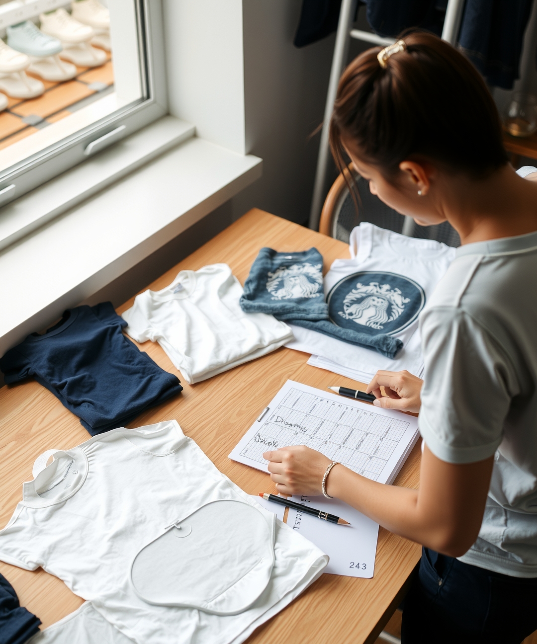 Quality check visual for Embroidery and Tshirt Printing Guide