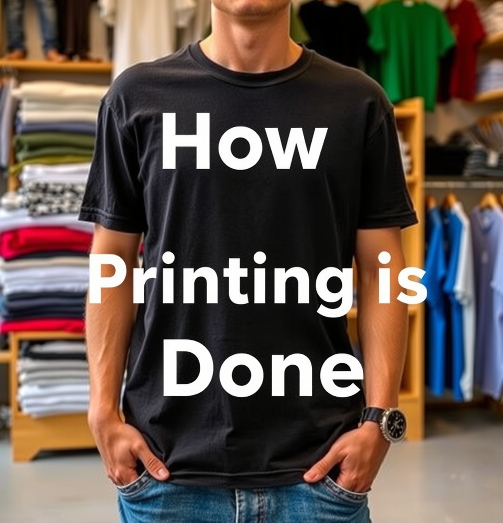Quality check visual for How Tshirt Printing Is Done Guide