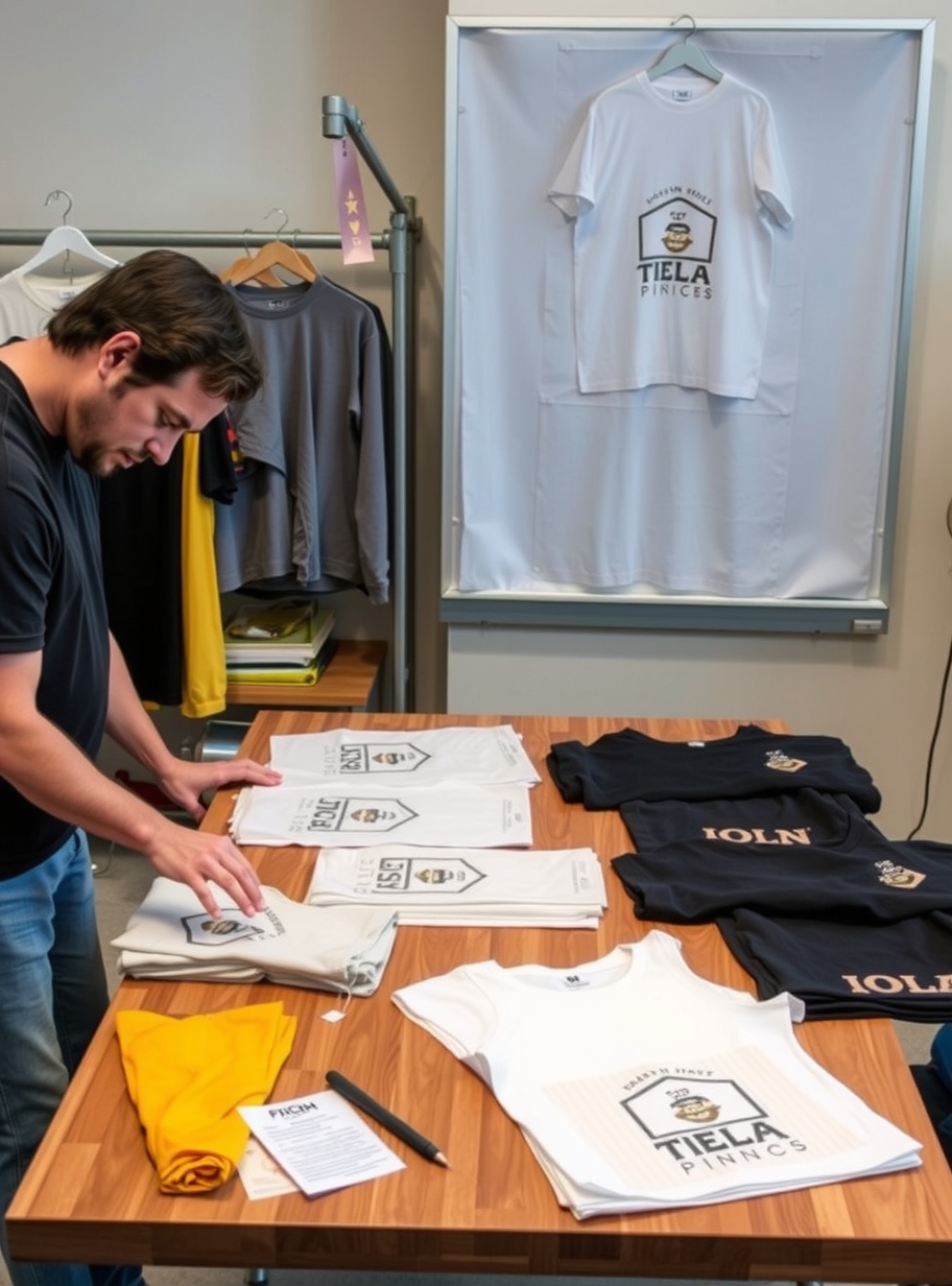 Preparation visual for Icon Tshirt Printing Guide