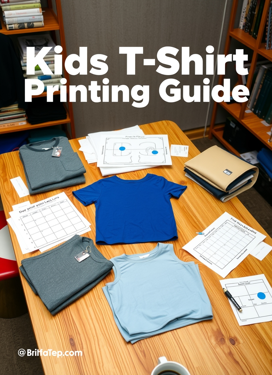 Preparation visual for Kids Tshirt Printing Guide